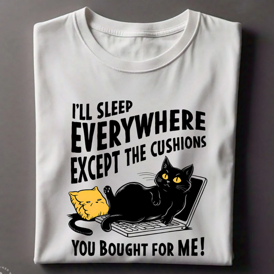 Cat & Cushions Oversize Tshirts