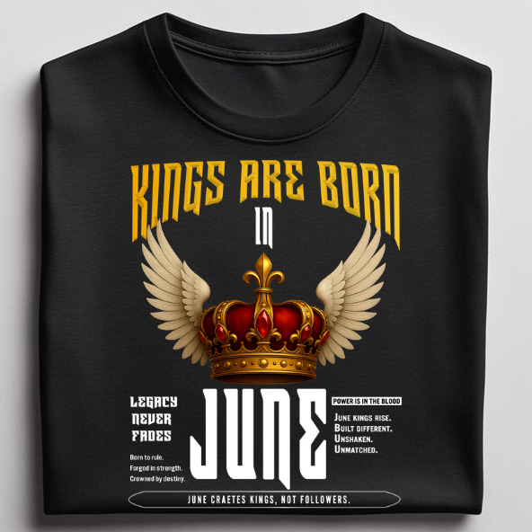 Kings of June Unisex Classic Crew T-Shirt