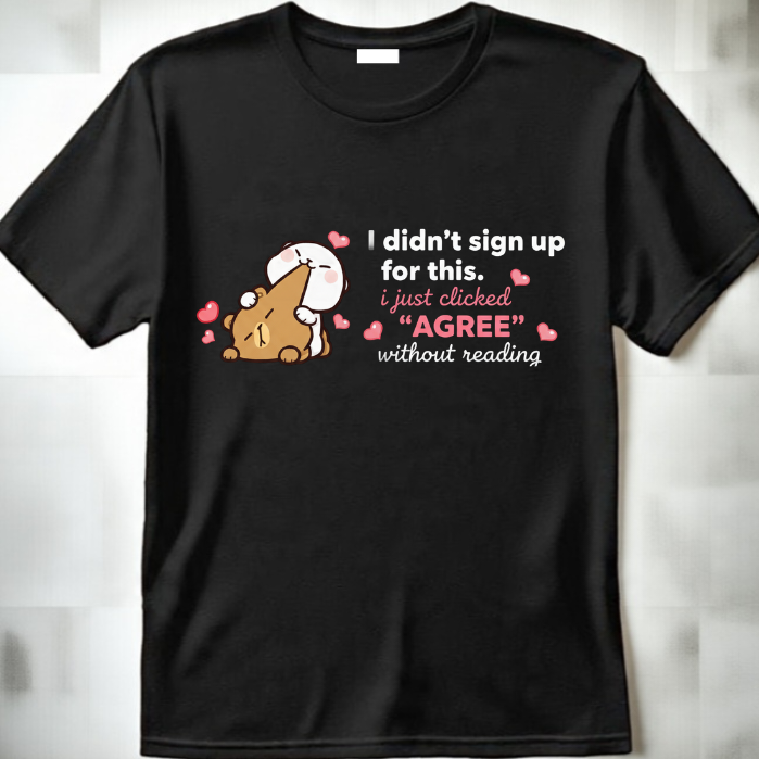 Agreed - unisex t-shirt