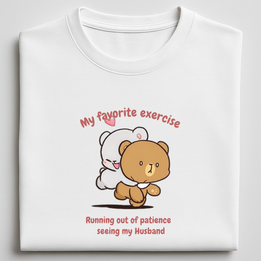 Running out of Patience - round neck T-Shirt