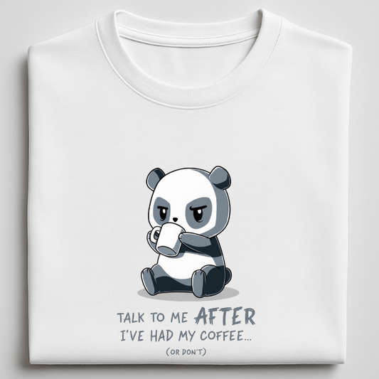 After Coffee - round neck T-Shirt