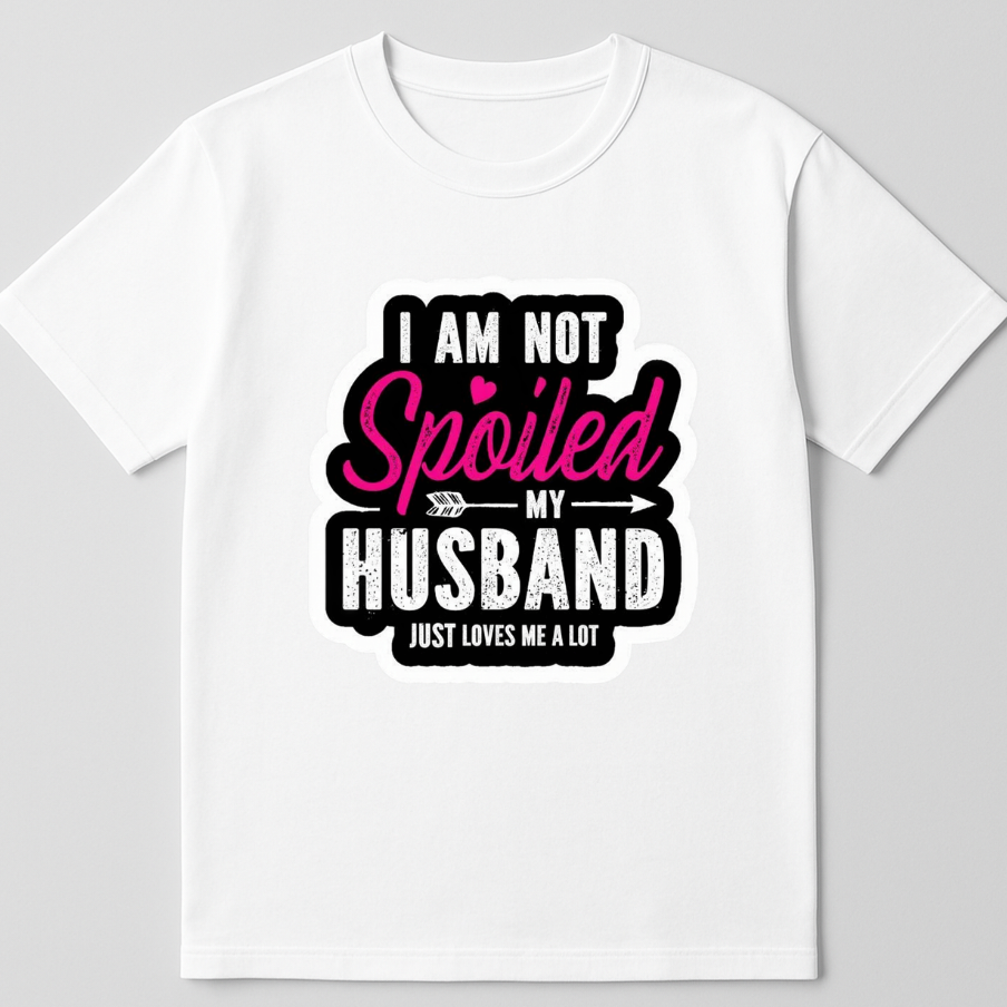 Spoiled Wife - round neck T-Shirt