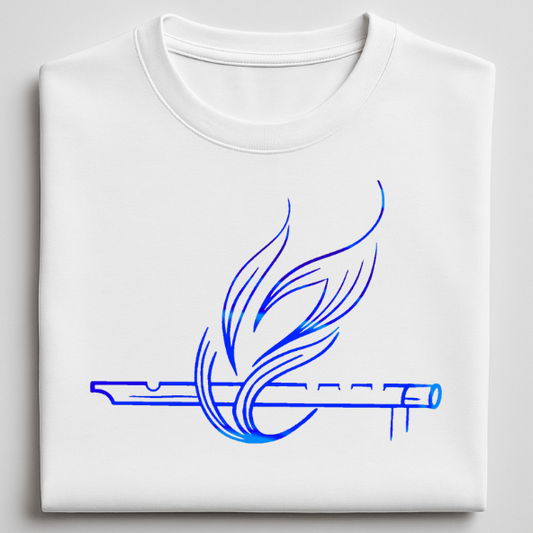 Flute Unisex Classic Round neck T-Shirt