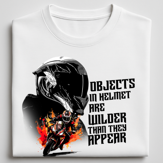 Objects in Helmet Unisex Classic Crew T-Shirt
