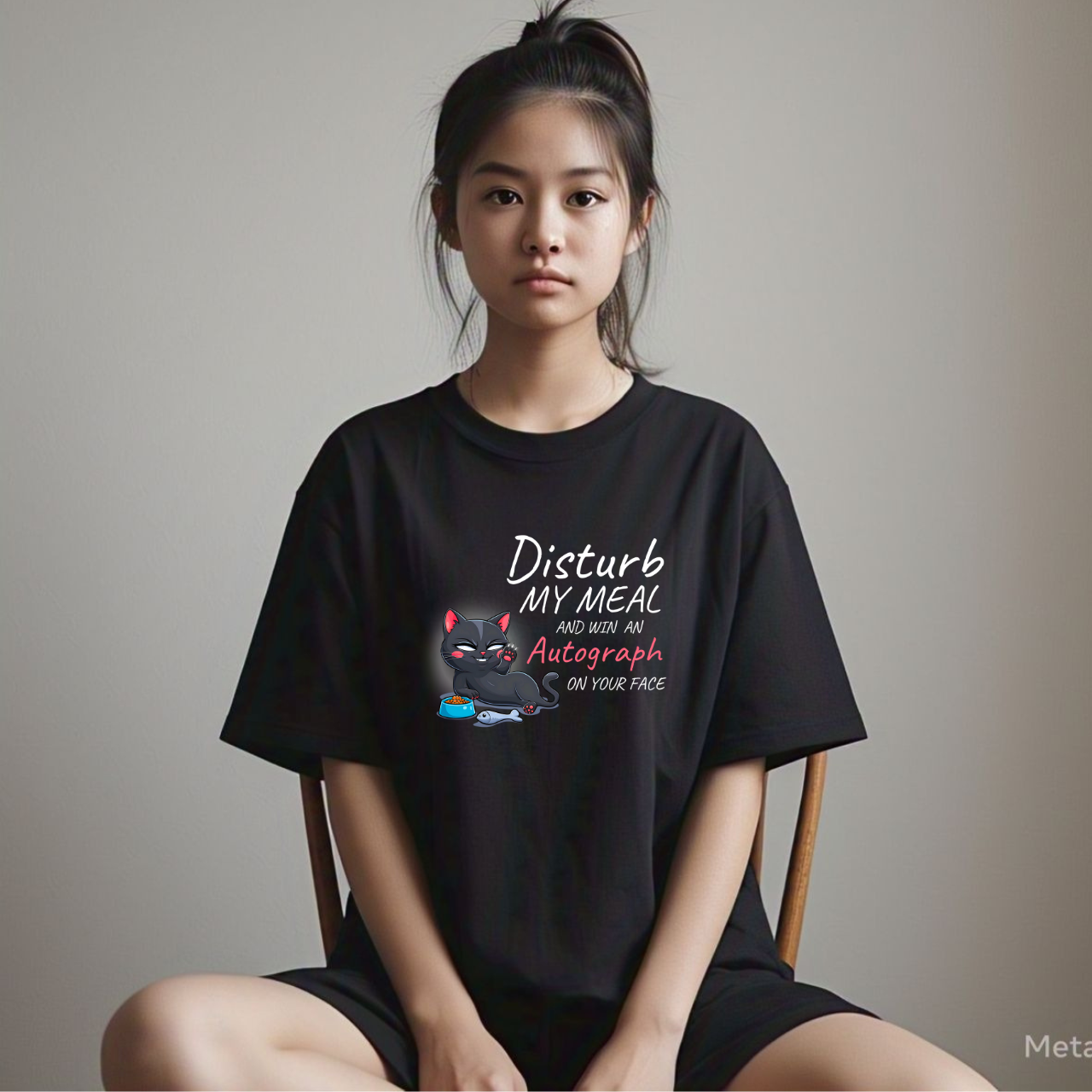 Cat's Meal oversize tshirt