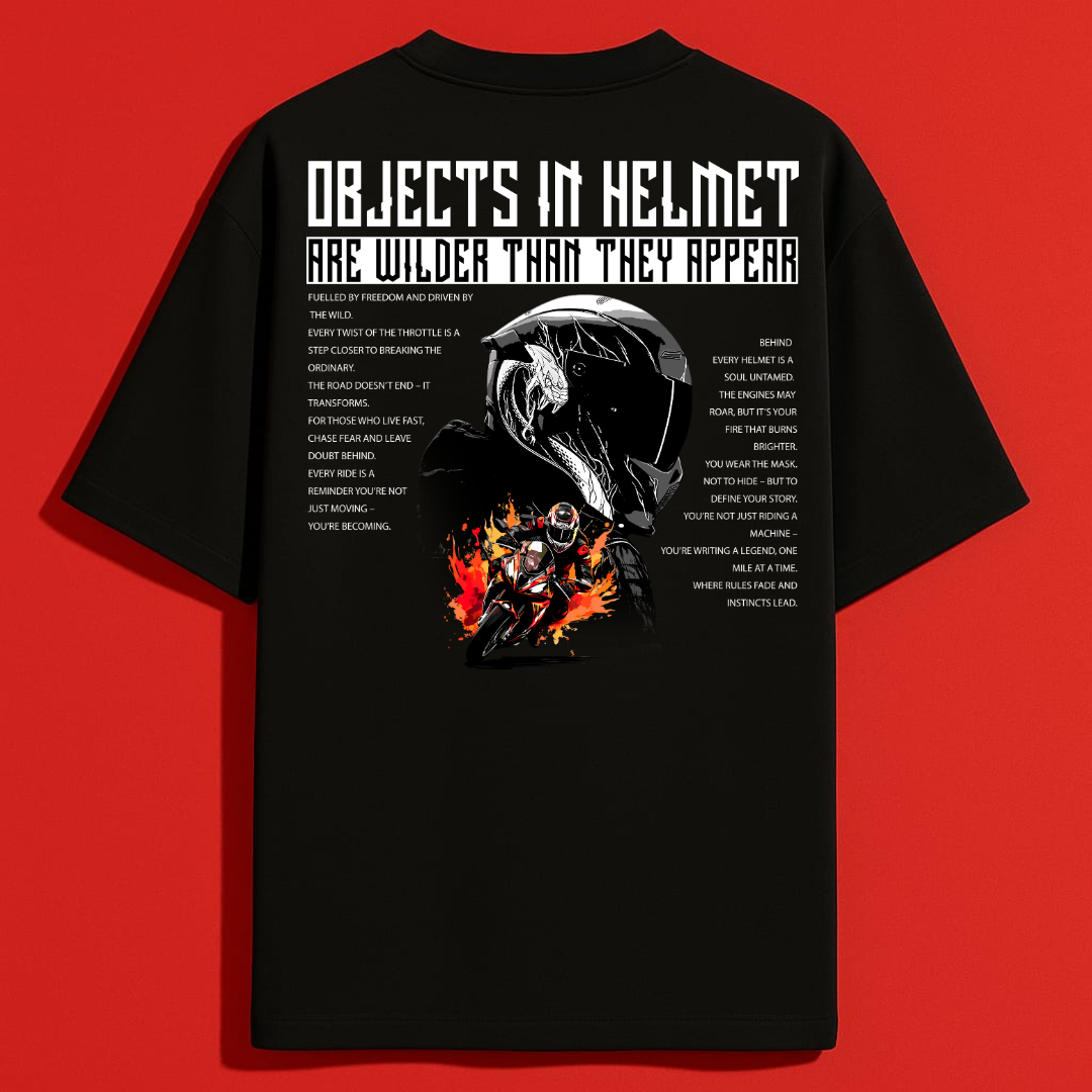 Wild Objects Backprint Oversized T-Shirt - Unisex