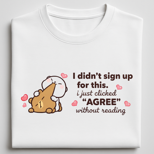 Agreed - unisex t-shirt