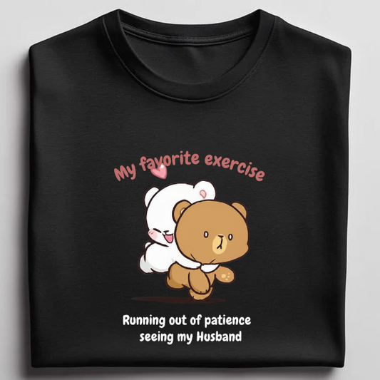 Running out of Patience - round neck T-Shirt