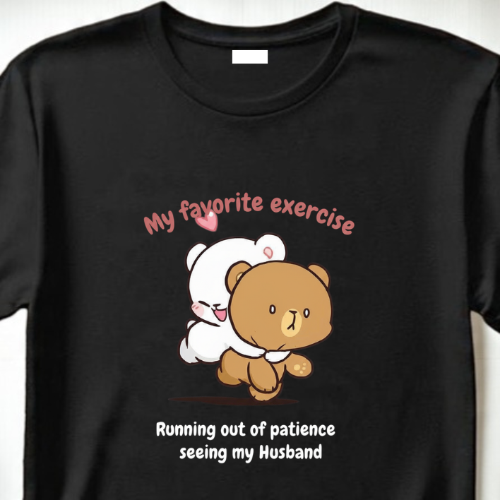 Running out of Patience - round neck T-Shirt