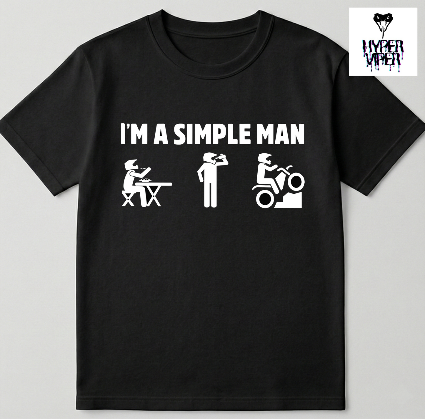 Simple Man - round neck T-Shirt