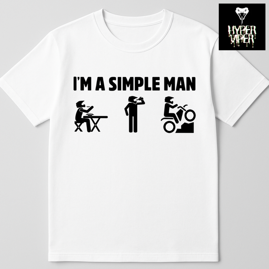 Simple Man - round neck T-Shirt