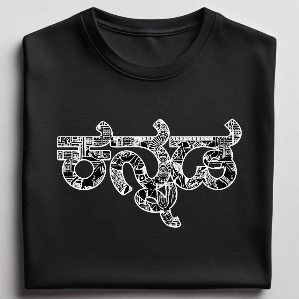 Kannada - round neck T-Shirt