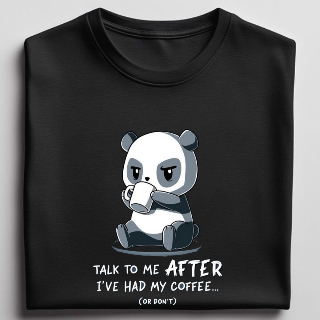 After Coffee - round neck T-Shirt