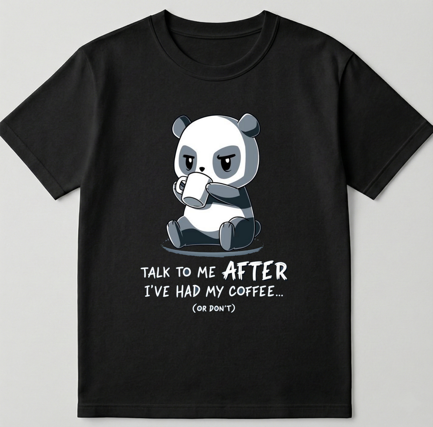 After Coffee - round neck T-Shirt