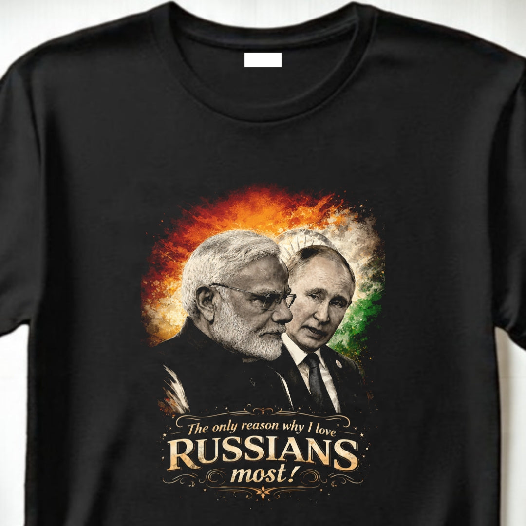 Russian Love - Round neck T-Shirt