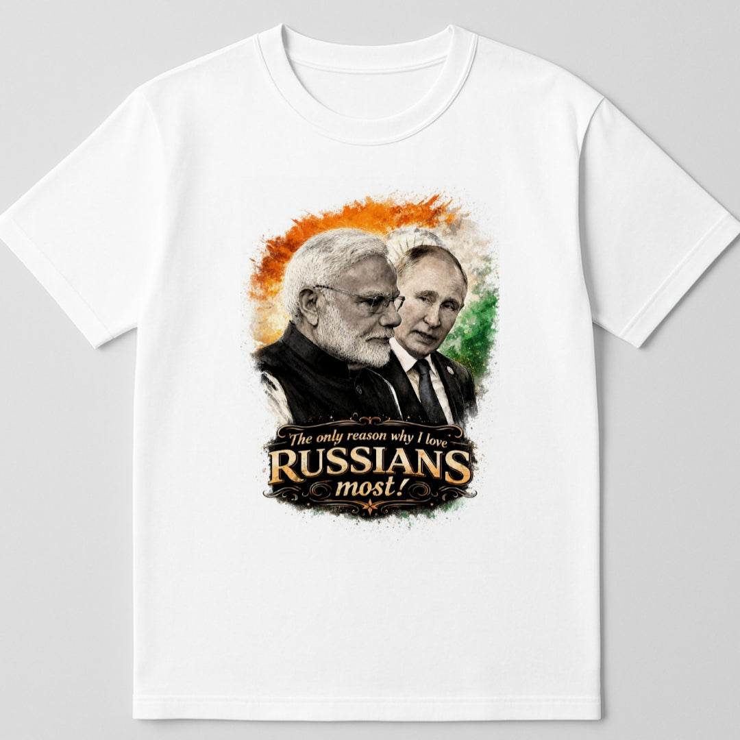 Russian Love - Round neck T-Shirt