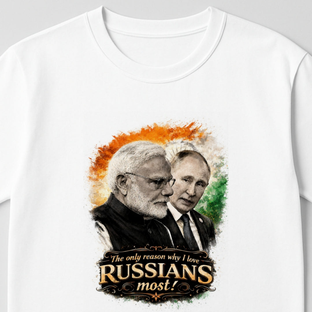 Russian Love - Round neck T-Shirt