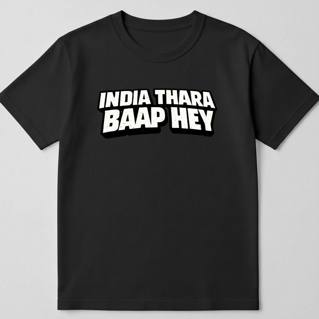 Baap India - round neck T-Shirt
