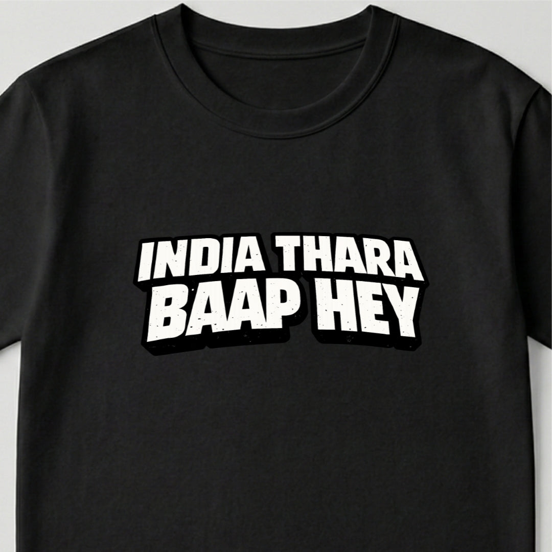 Baap India - round neck T-Shirt