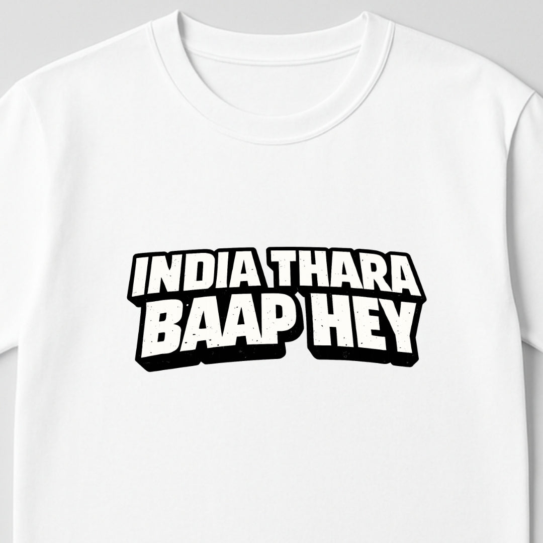 Baap India - round neck T-Shirt