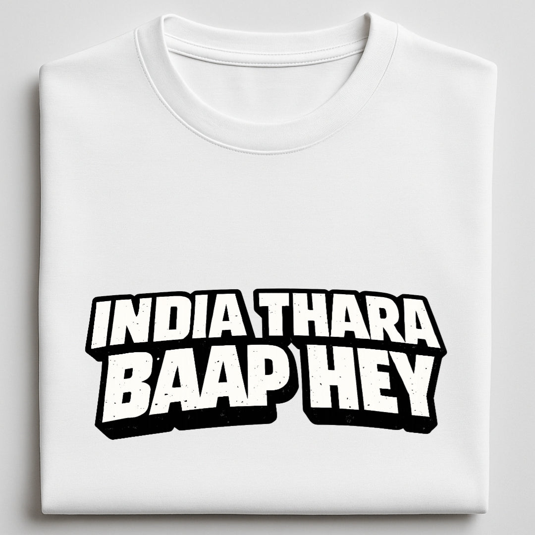 Baap India - round neck T-Shirt