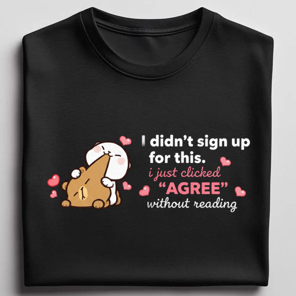 Agreed - unisex t-shirt