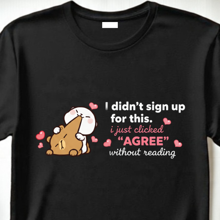 Agreed - unisex t-shirt