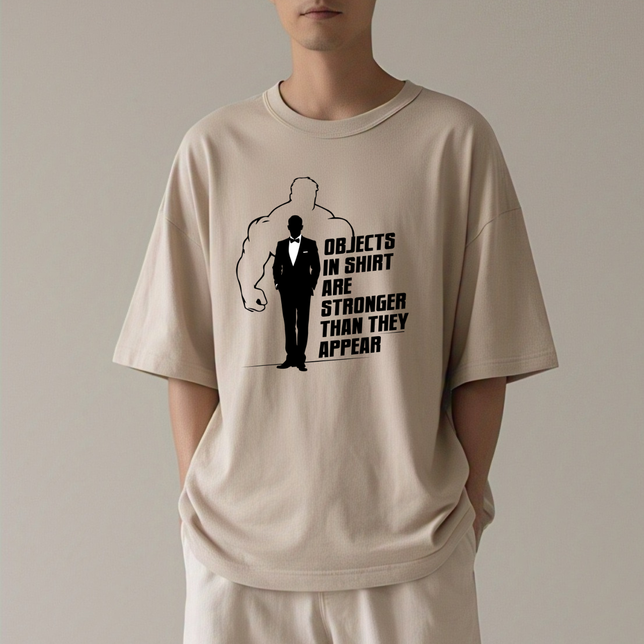 Objects in shirt Oversized