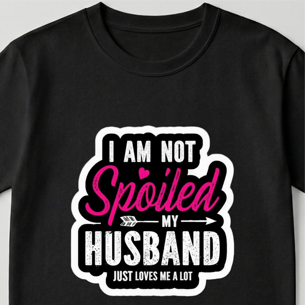 Spoiled Wife - round neck T-Shirt