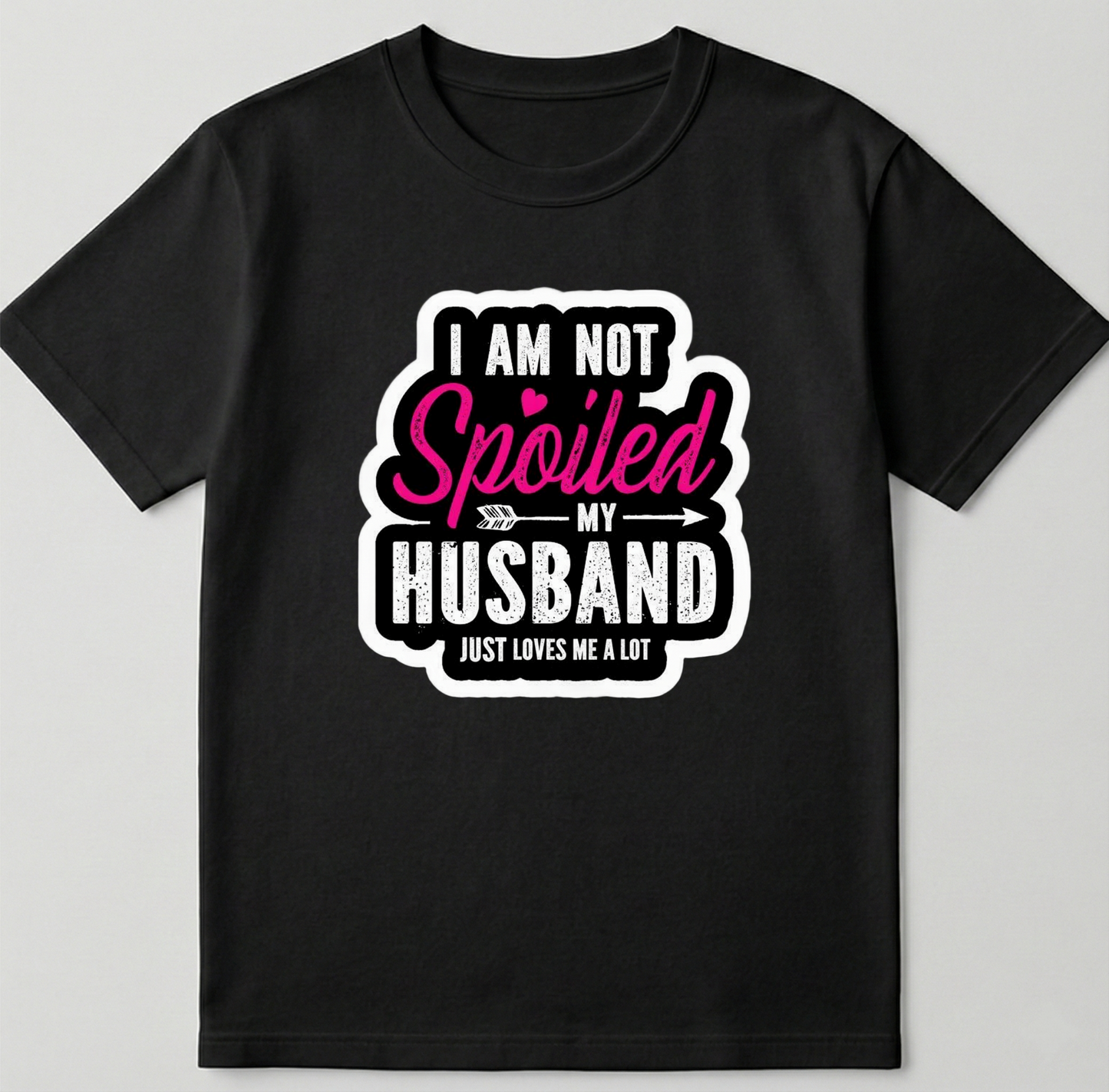 Spoiled Wife - round neck T-Shirt