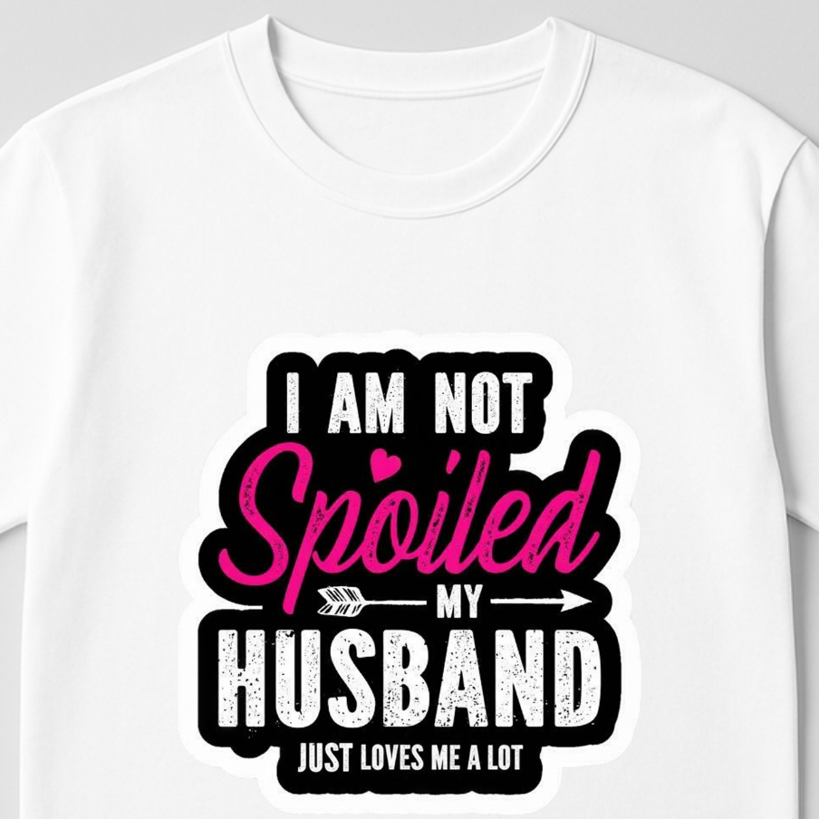 Spoiled Wife - round neck T-Shirt