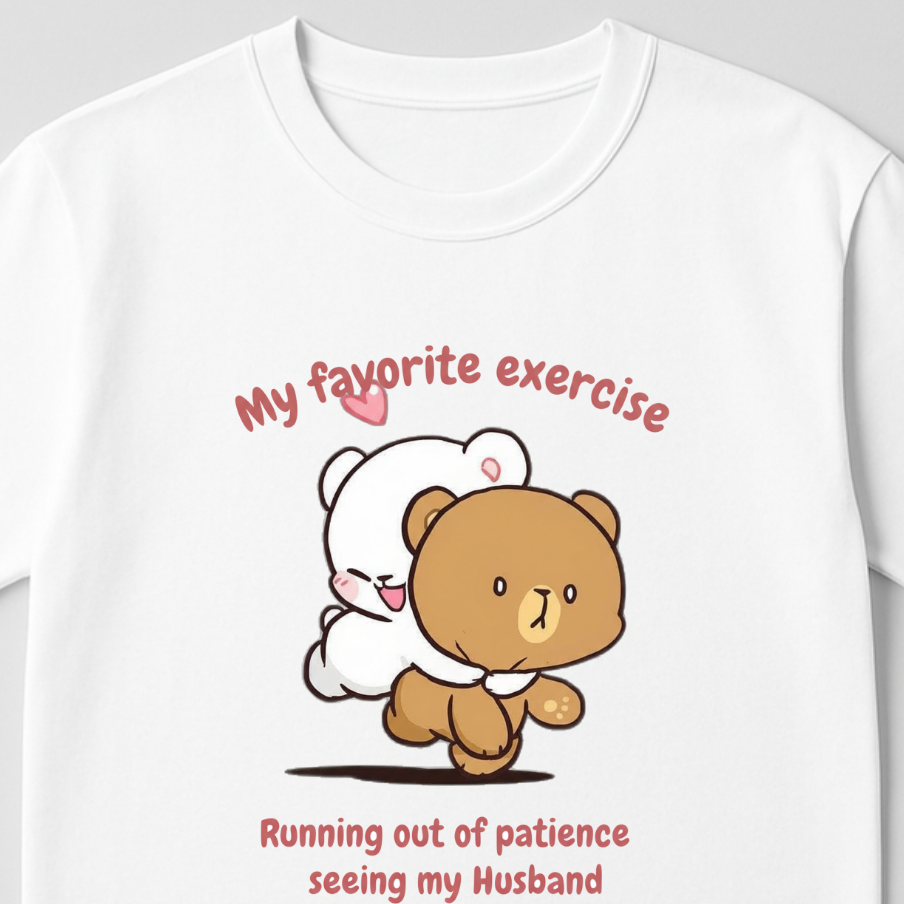 Running out of Patience - round neck T-Shirt